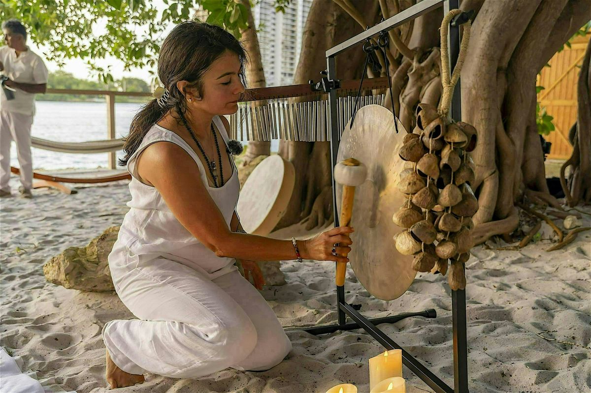 Sound healing meditative experience with Aseem at Joia Beach