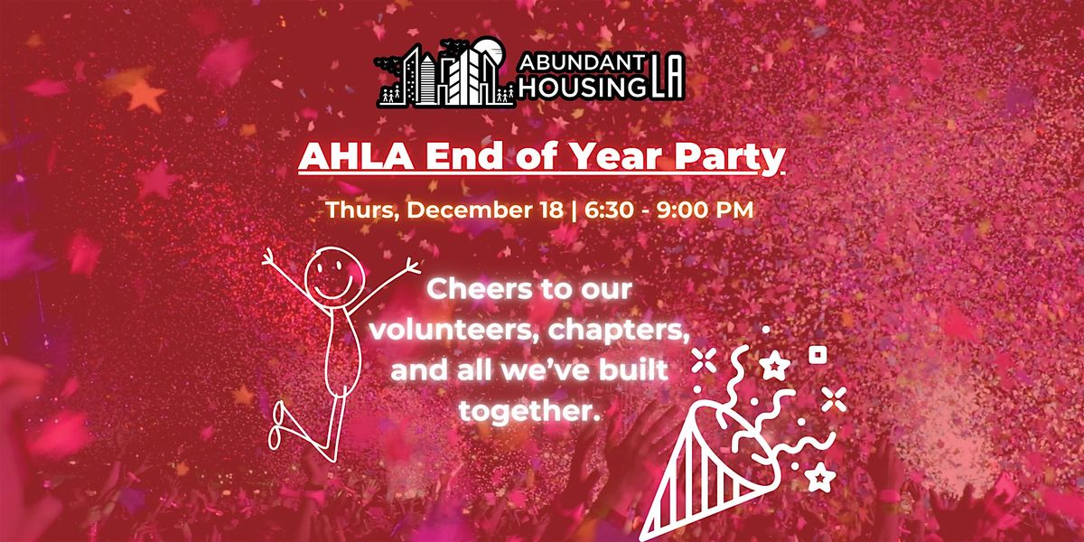 AHLA 2025 End of Year Party
