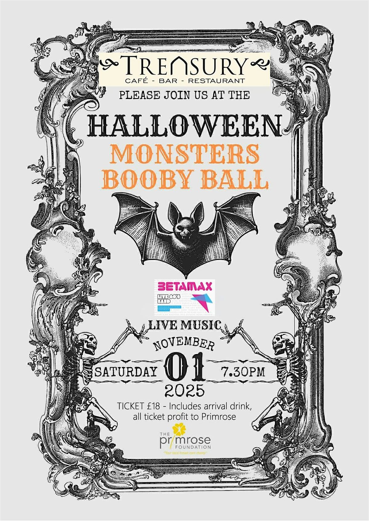 Monsters Booby Ball with Betamax & The Primrose Foundation