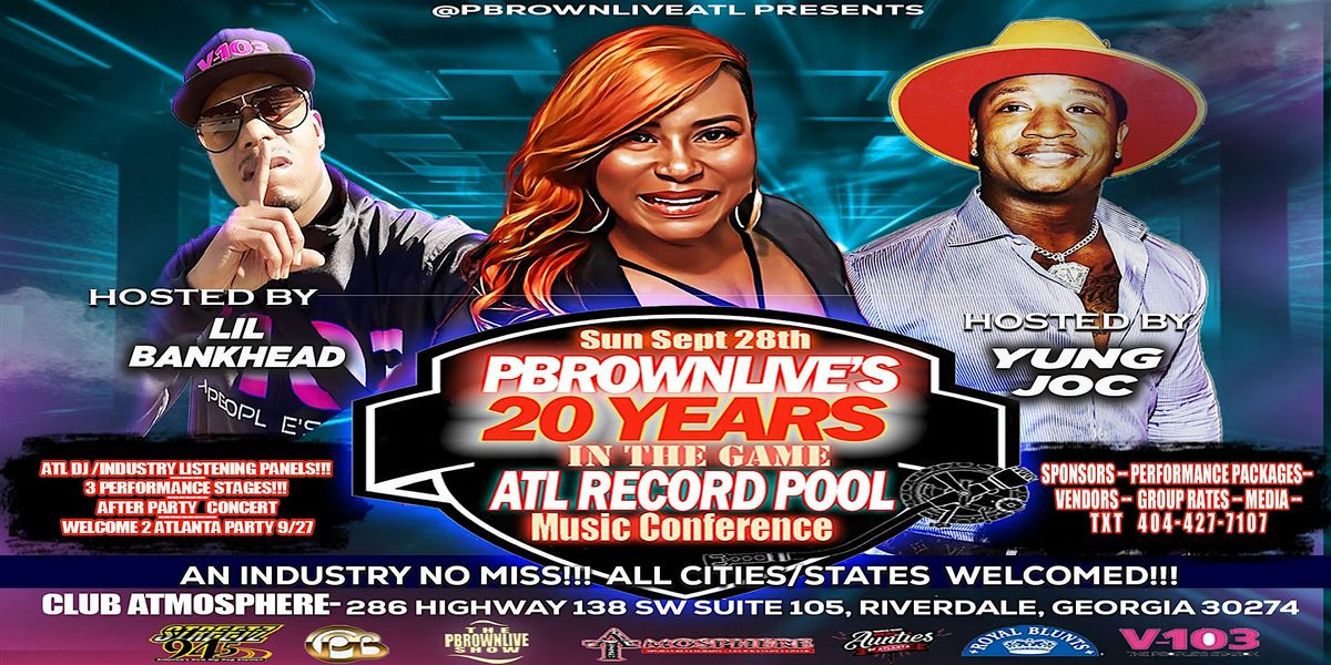 SPONSOR\/VENDOR PACKAGES - PBROWNLIVE 20YR ANNIVERSARY