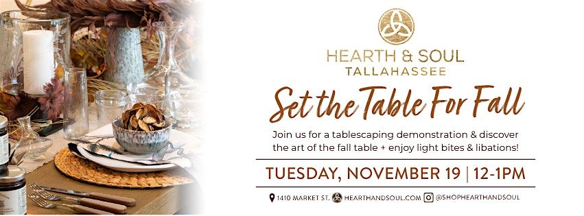 Set the Table for Fall