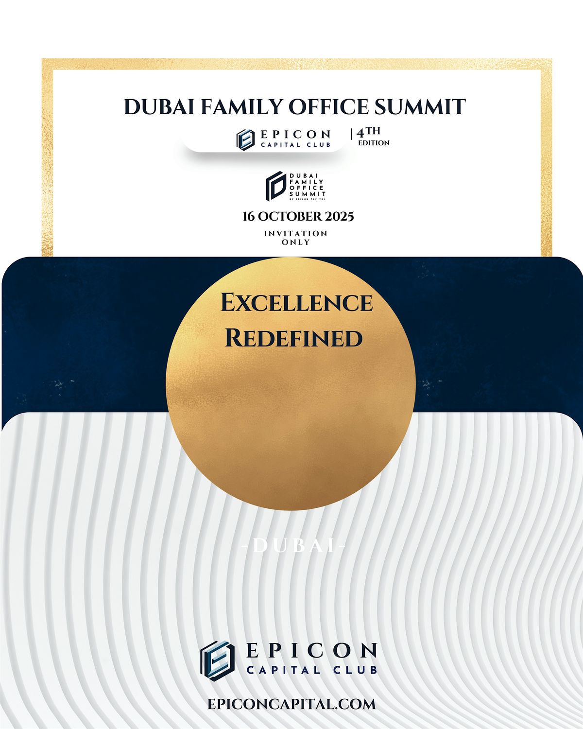 Dubai Family Office Investment Summit 4th Edition - Delegate Pass $4,800