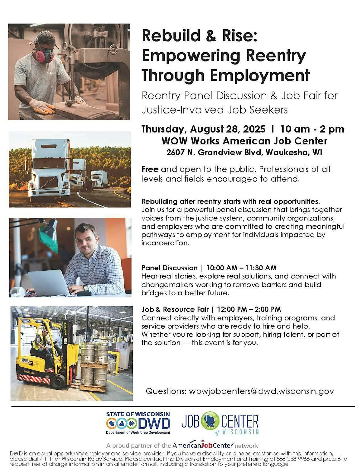 Employer Registration-Rebuild & Rise: Empowering Reentry Job Fair