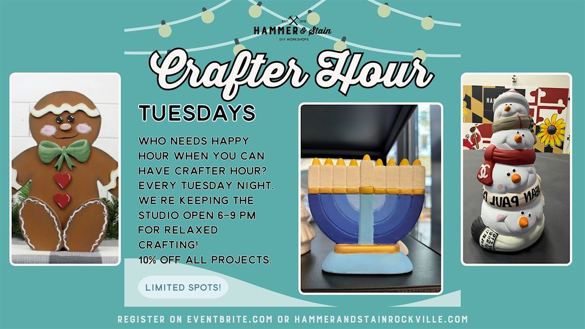 Tuesday Crafter Hours