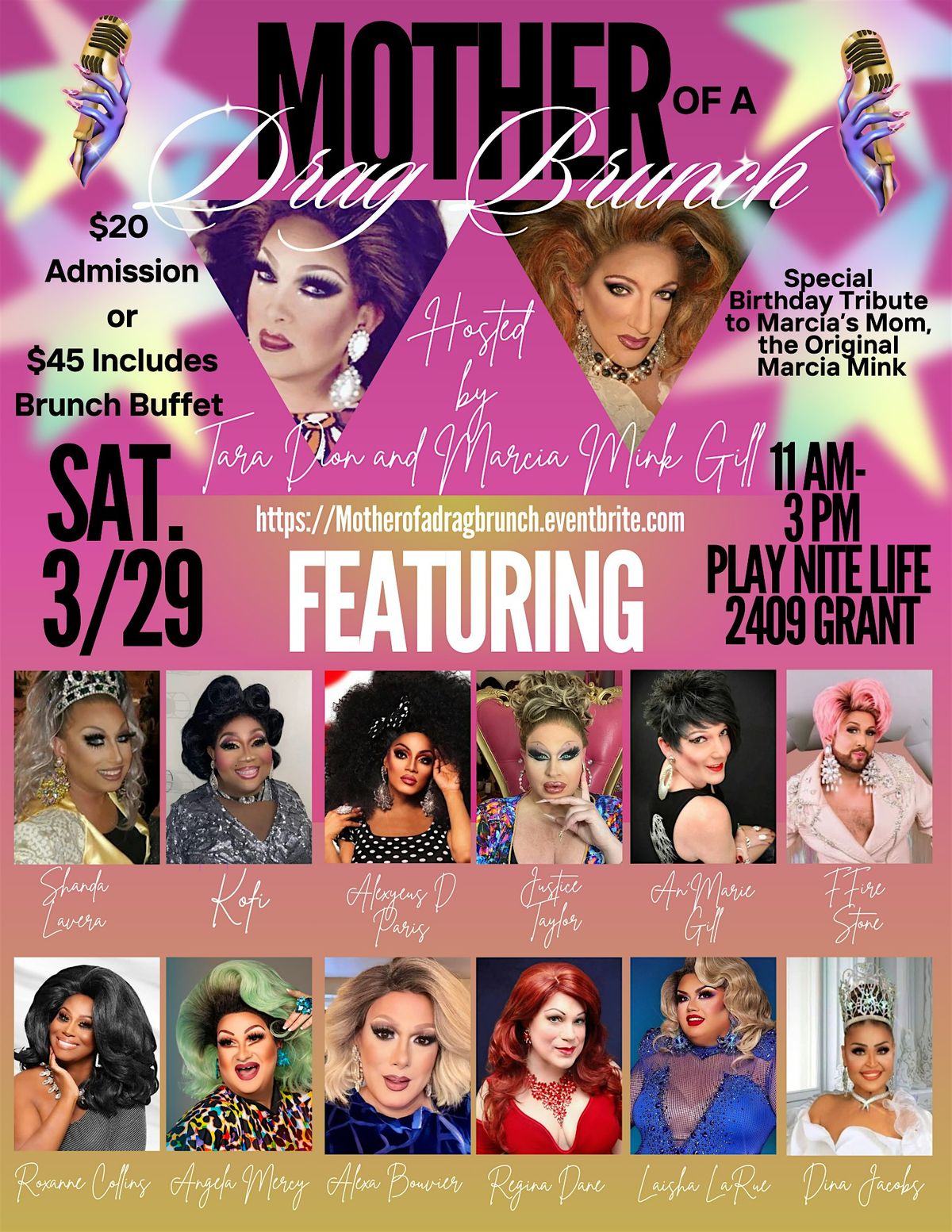 Mother of a Drag Brunch at Play, Houston on 29th March, 2025