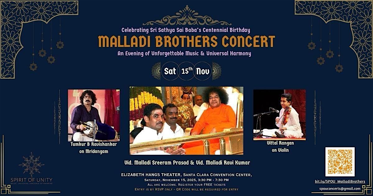 Spirit of Unity Concert by Malladi Brothers