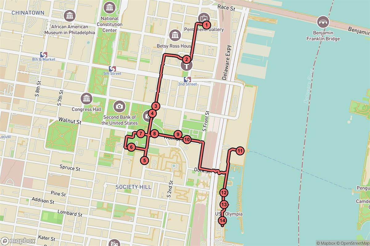 Philadelphia Audio Tour: Revolution, Rivers, and Hidden Alleyways