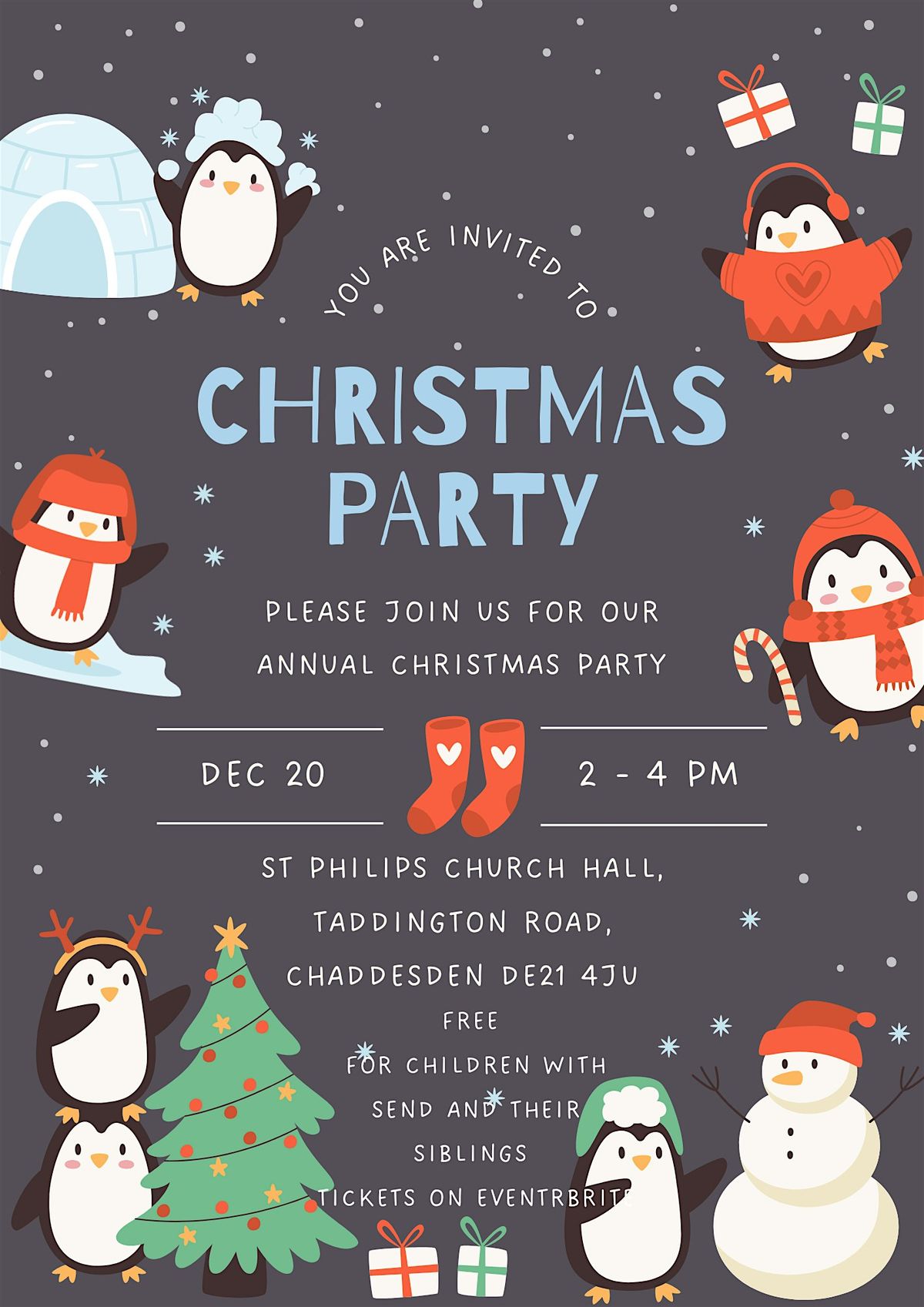 Christmas Party for Children with SEND and their siblings