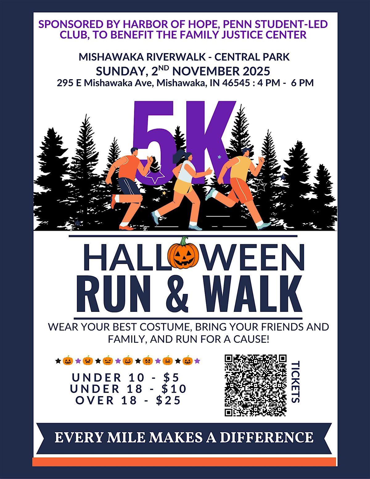 Harbor of Hope's Halloween Fun Run