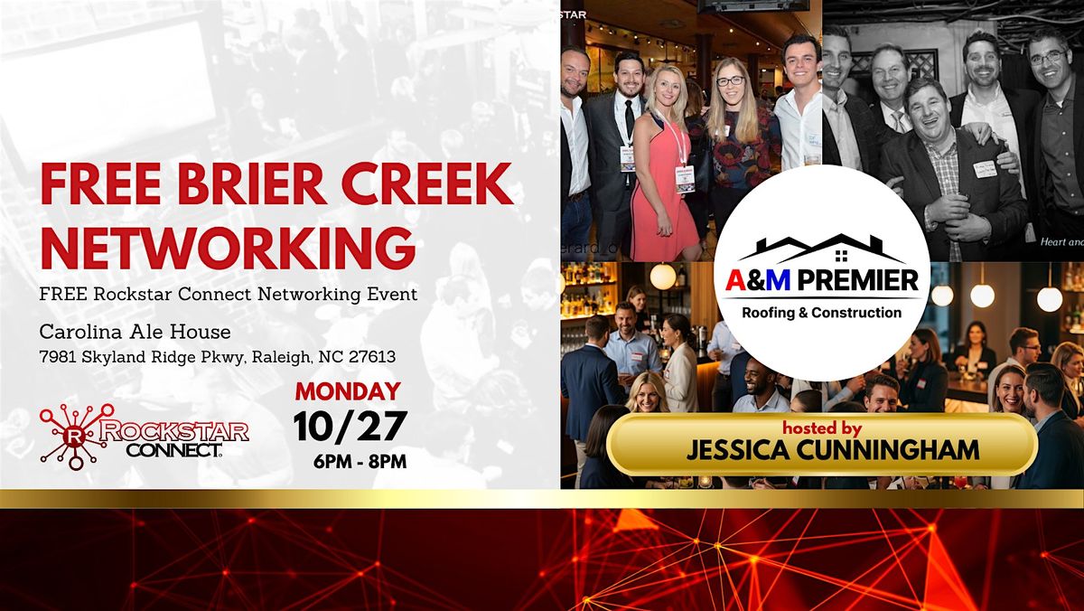 Free Brier Creek Rockstar Connect Networking Event (October, NC)