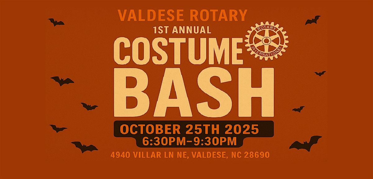Valdese Rotary 1st Annual Costume Bash