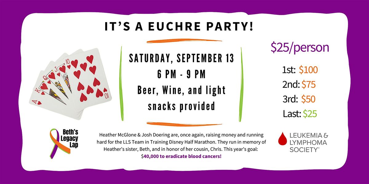 Euchre Fundraiser