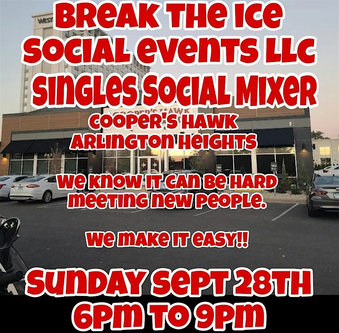 Singles Social Mixer Arlington Heights Cooper's Hawk