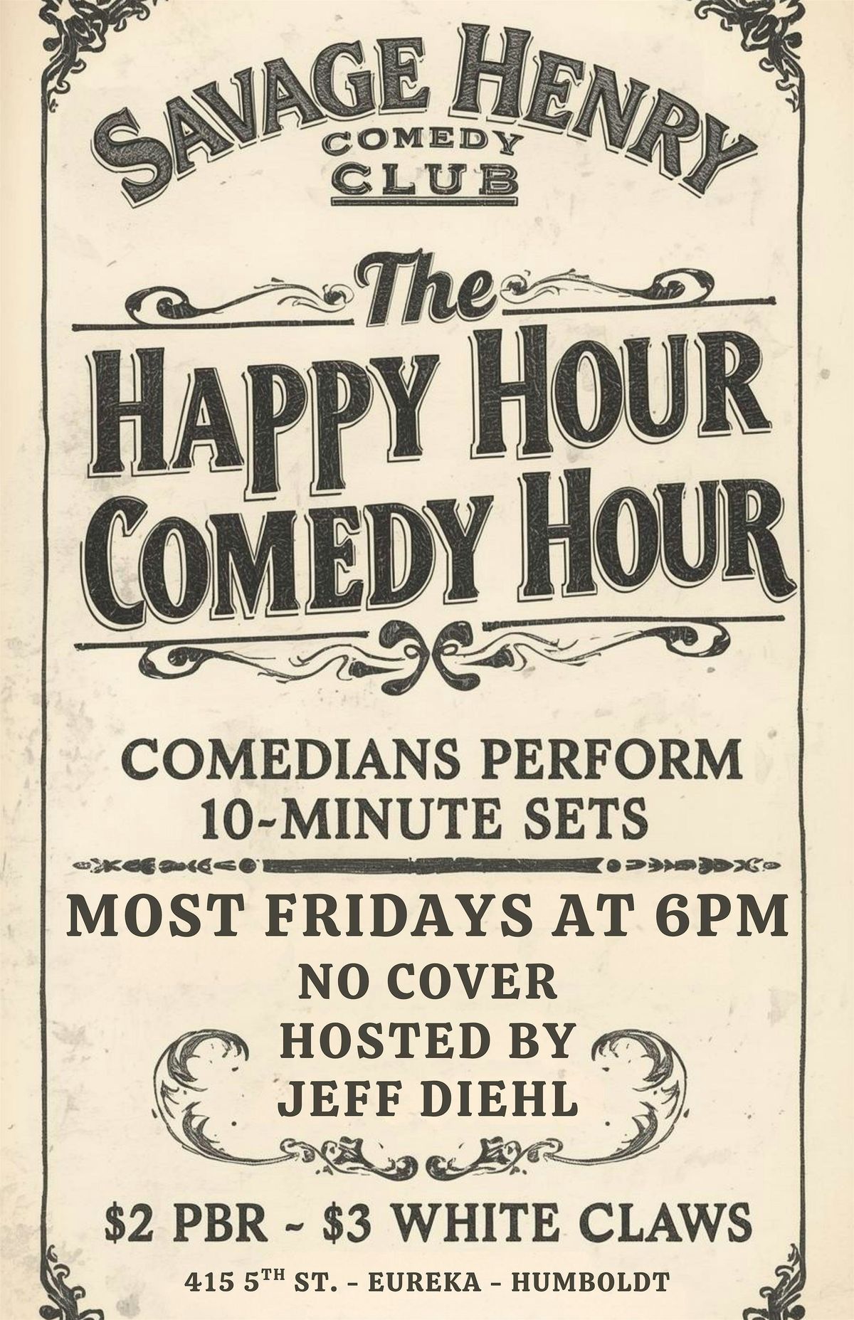 Copy of Copy of Happy Hour Comedy Hour