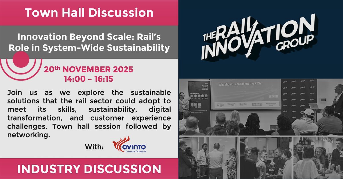 Innovation Beyond Scale: Rail\u2019s Role in System-Wide Sustainability