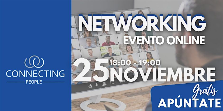NETWORKING BARCELONA - CONNECTING PEOPLE - Online 25 Noviembre