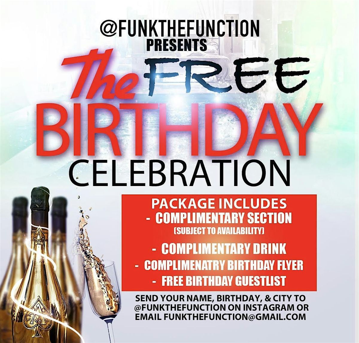 MAKE BIRTHDAYS GREAT AGAIN!!! FREE CELEBRATIONS IN YOUR CITY