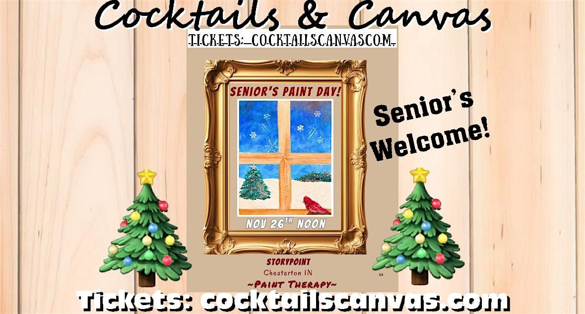 Senior's Social Fun Painting Event at StoryPoint