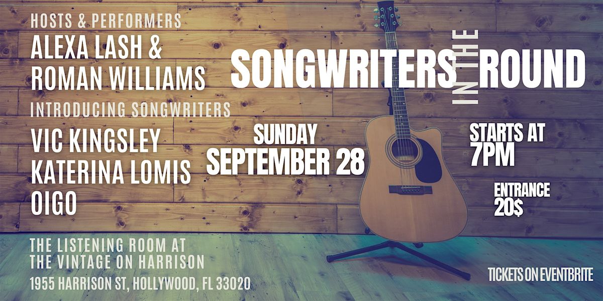 Songwriters In The Round At The Vintage on Harrison