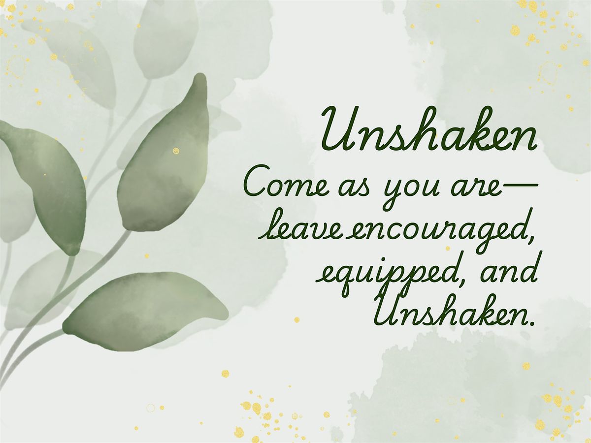 Unshaken: A Mental Wellness Experience