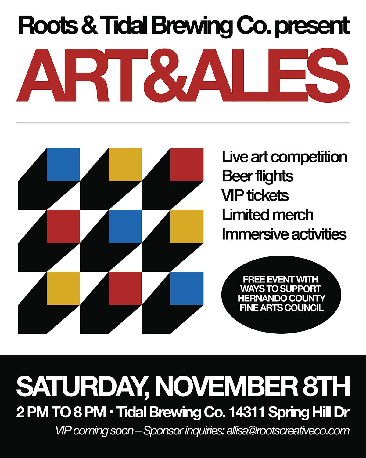 Art & Ales \u2013 Live Art Event & Competition