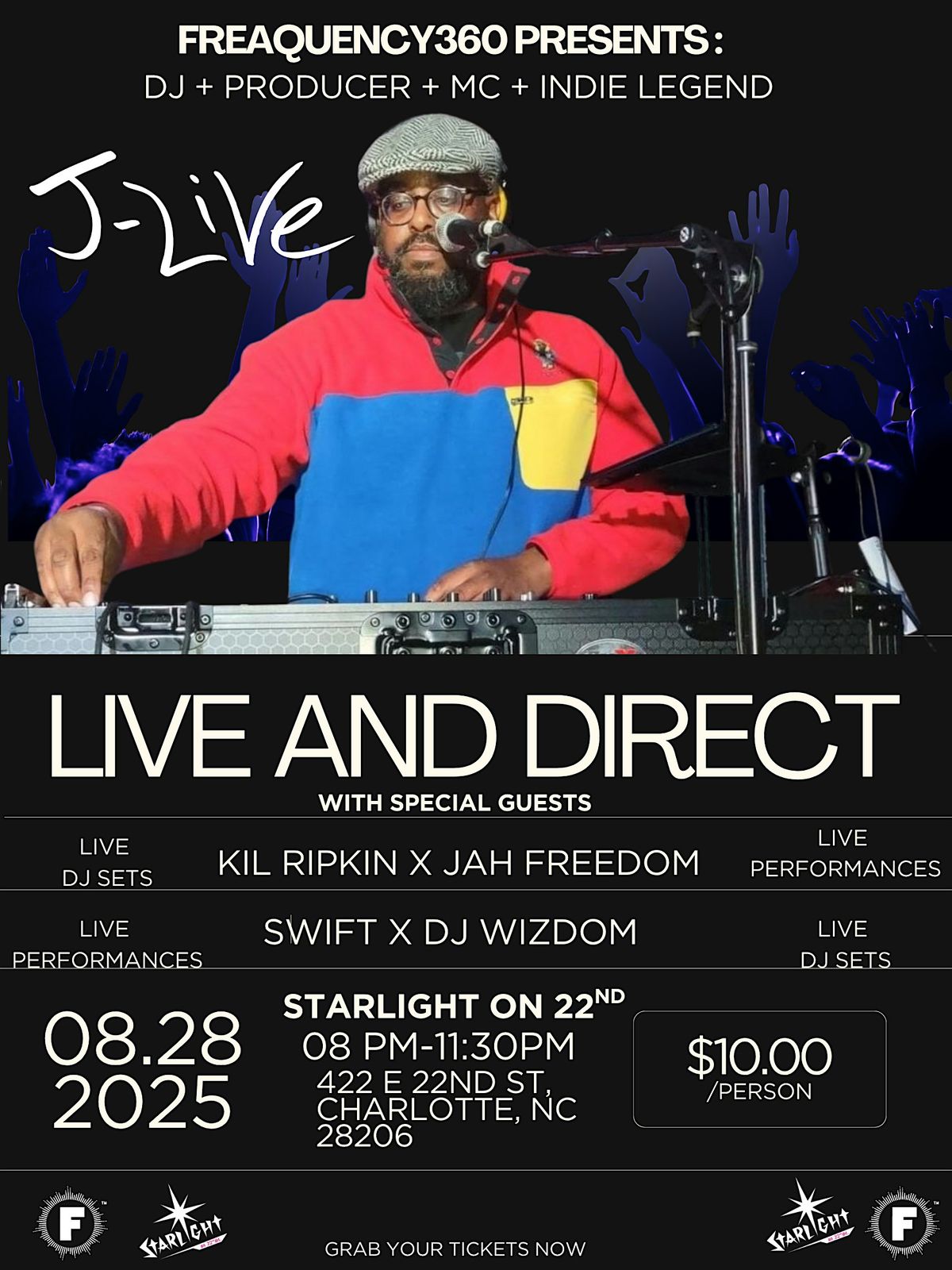 Freaquency360 Presents : J-Live and Friends