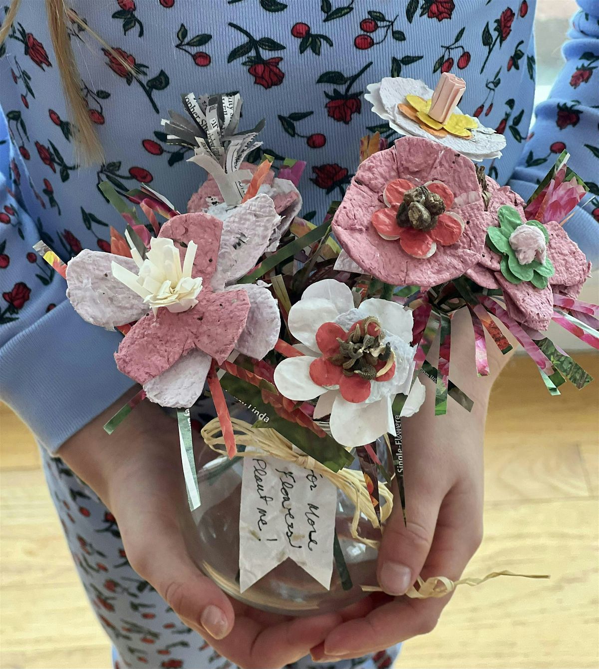 DIY Floral Seed Paper with Oregon Author, Janice Cox, at Swan Island Dahlia