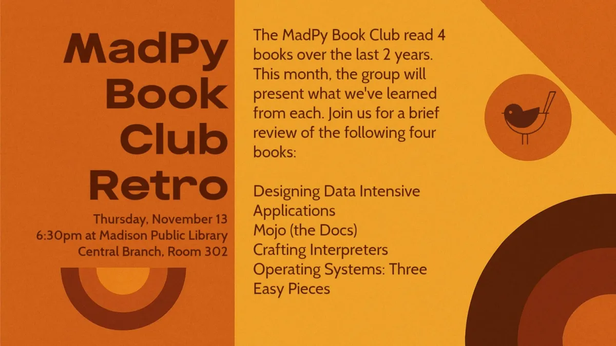 MadPy Book Club Retrospective