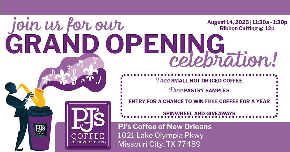 PJ's Coffee Lake Olympia Grand Opening Celebration