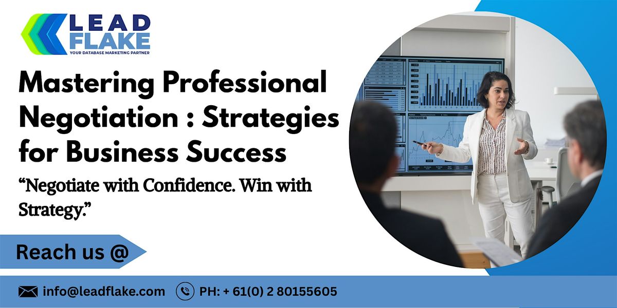Negotiation Skills for Professionals Workshop in Wellington