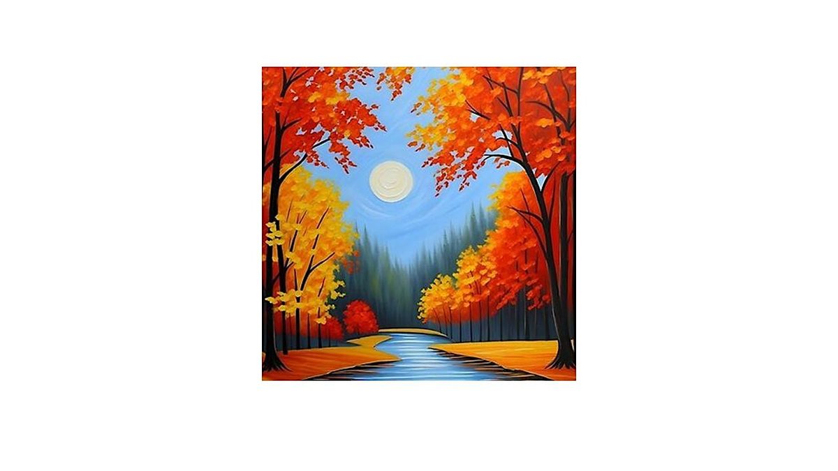 AUTUMN SPLENDER PAINT & SIP at the Montys Restaurant & Bar