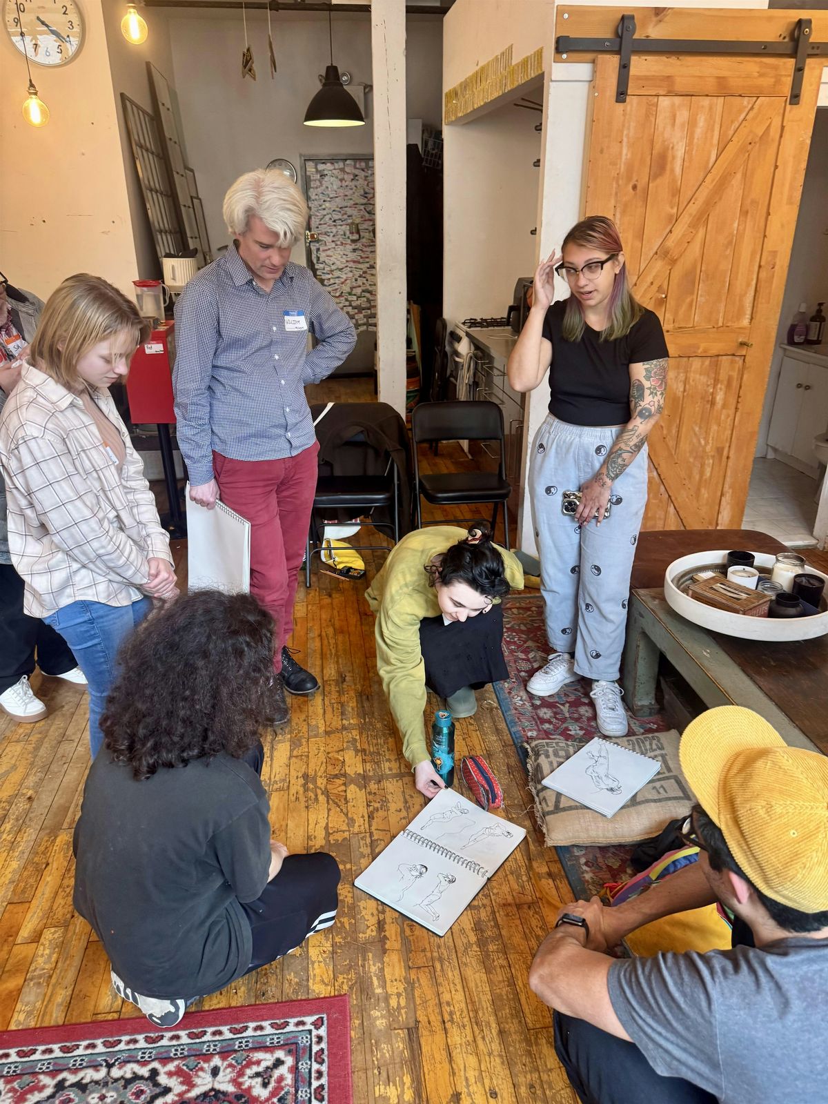 Sunday Afternoon Nude Figure Drawing