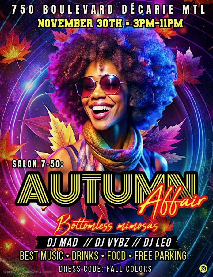 Autumn Affair - Bottomless Mimosas