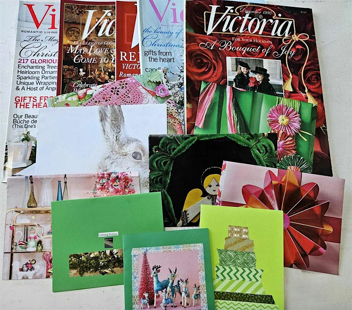 Art for Wellness: Vintage Holiday Cards, Envelopes, & Mini Gifts