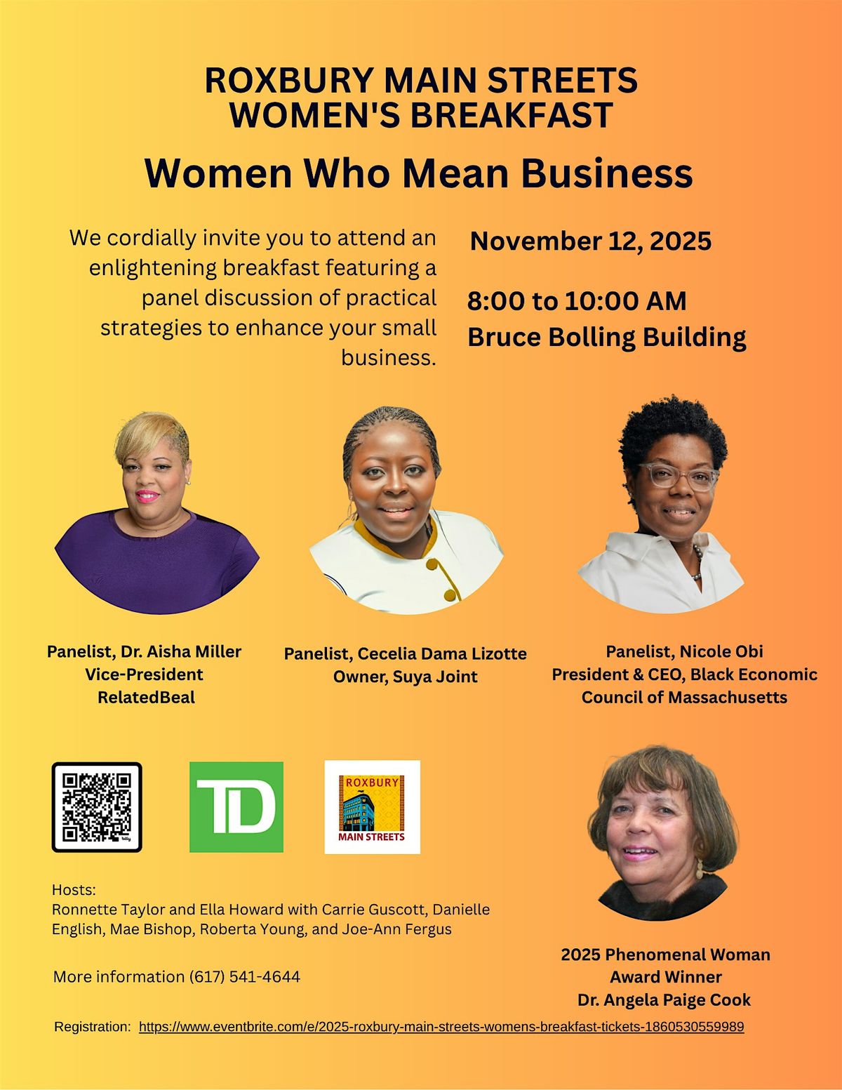 2025 Roxbury Main Streets Women's Breakfast