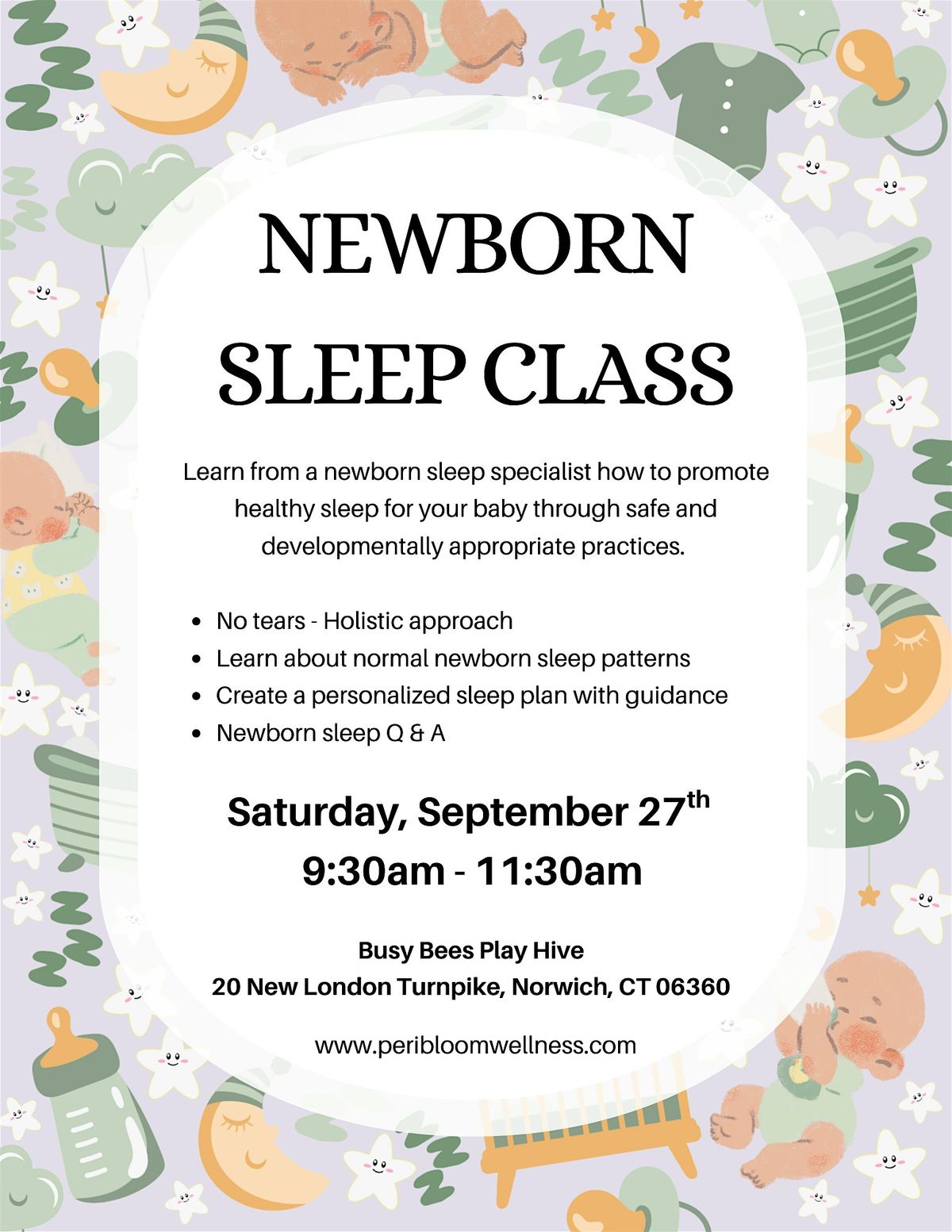 Newborn Sleep Class
