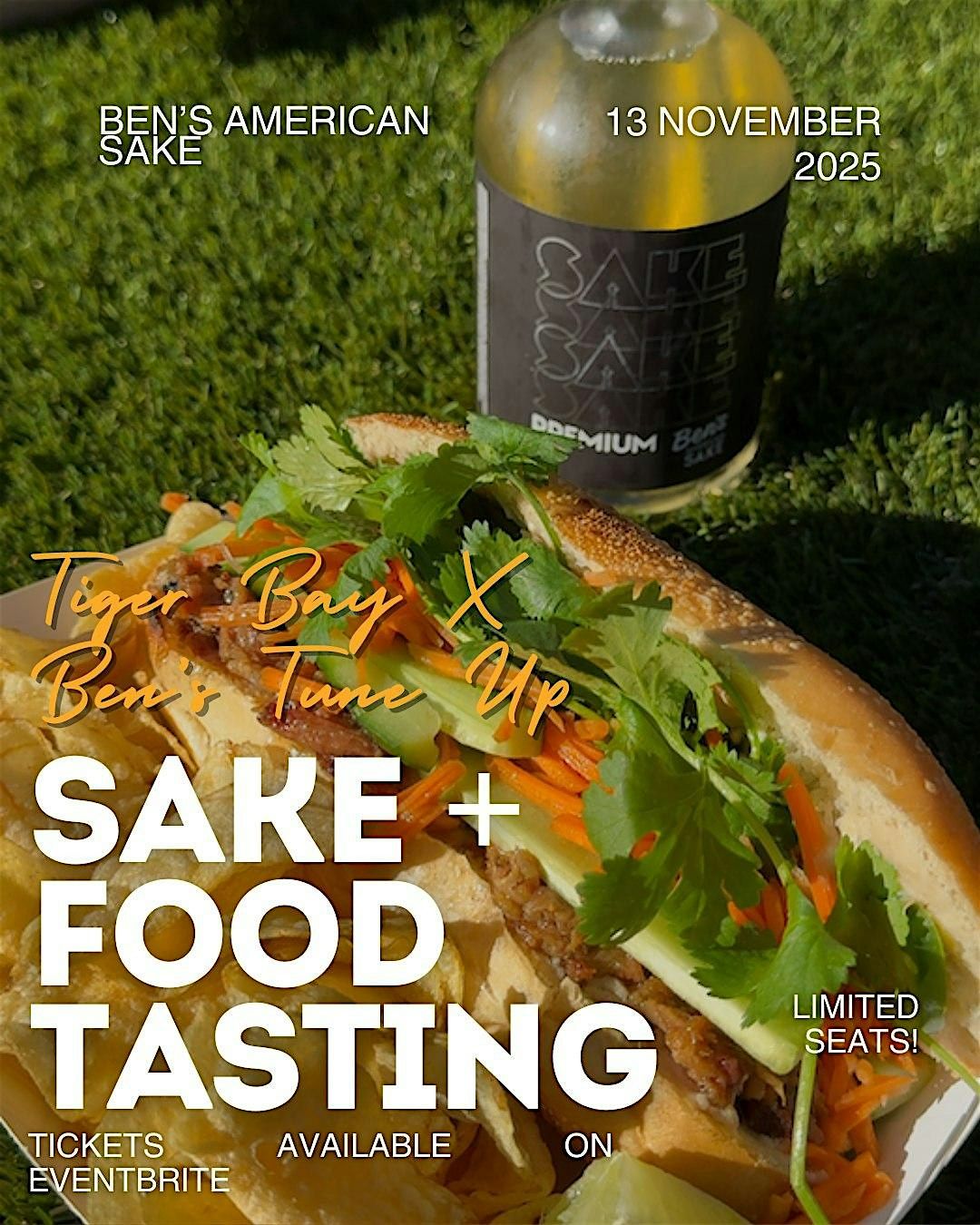 Sake + Tiger Bay Tasting