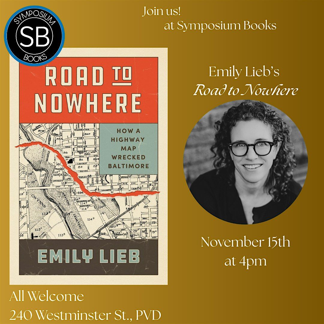 Author Event! Emily Lieb's Road to Nowhere