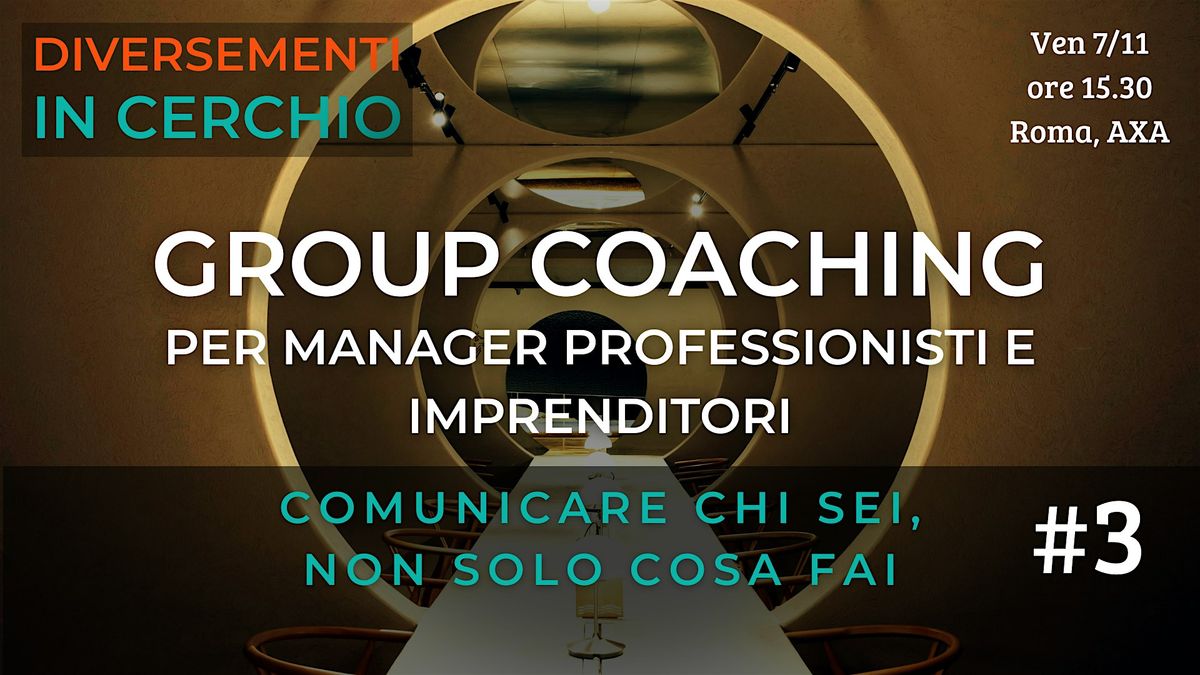 Group coaching - Comunicare chi sei