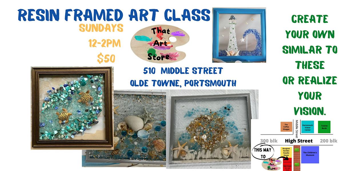 Resin on glass