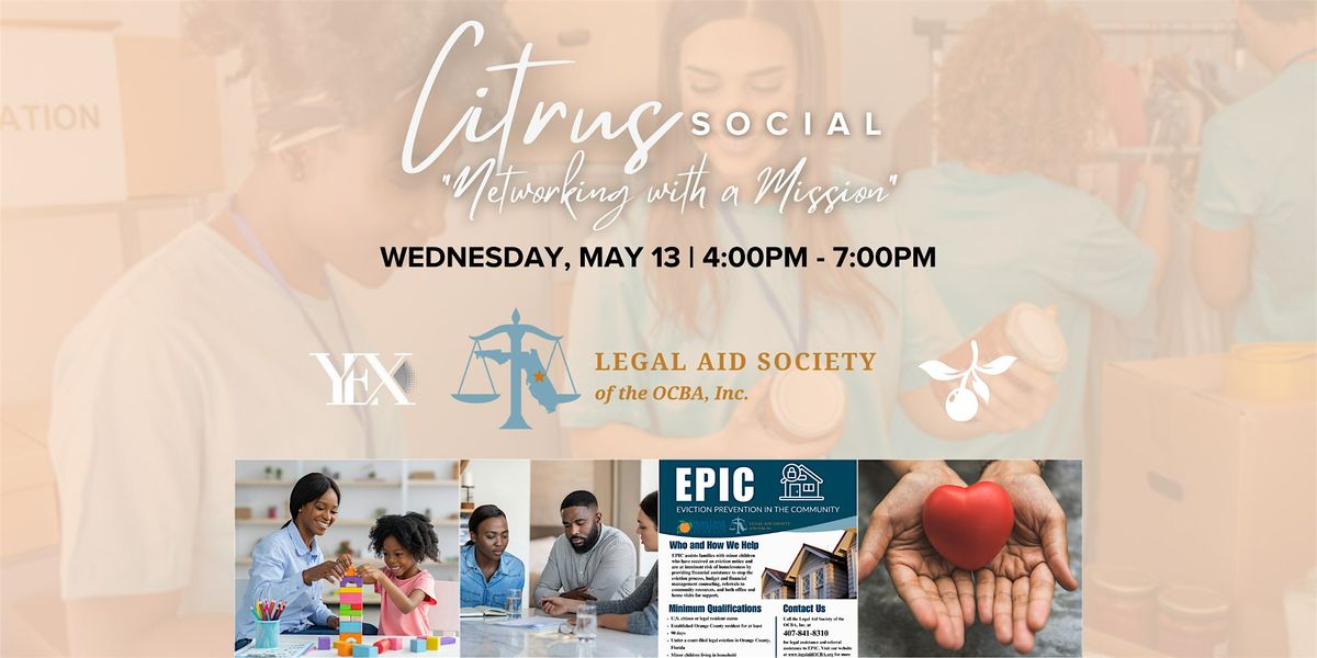 The Citrus Social: The Legal Aid Society of the OCBA
