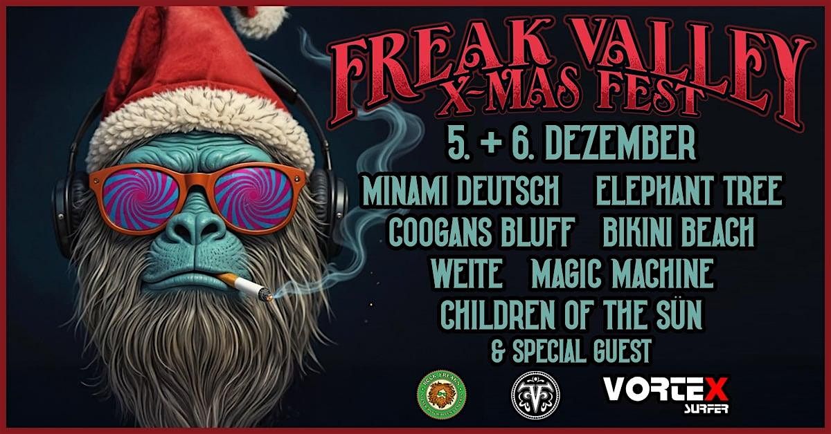 Freak Valley X-Mas Fest - Minami Deutsch + Elephant Tree + Coogans Bluff