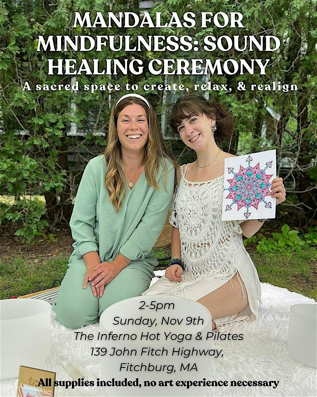 MANDALAS FOR MINDFULNESS DRAWING WORKSHOP & SOUND HEALING