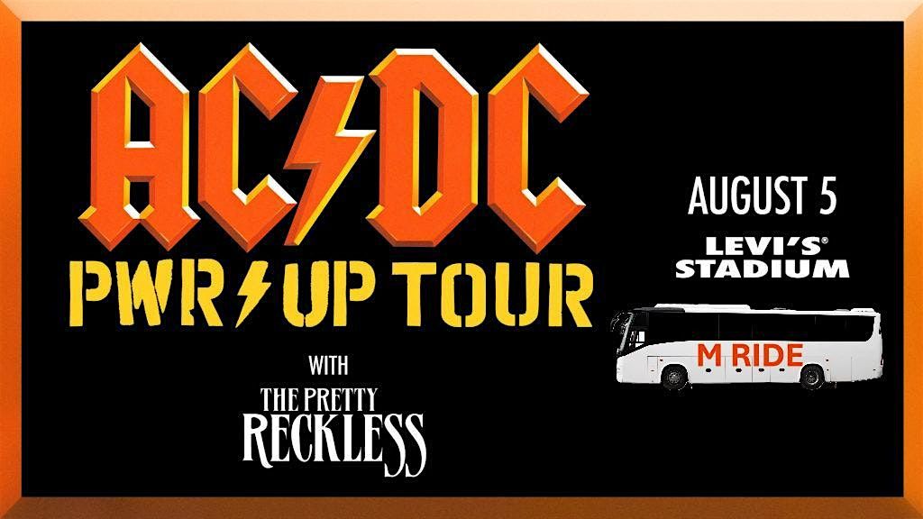 AC\/DC CONCERT SHUTTLE BUS R\/T FROM SAN FRANCISCO (MARINA) 8\/05\/2026