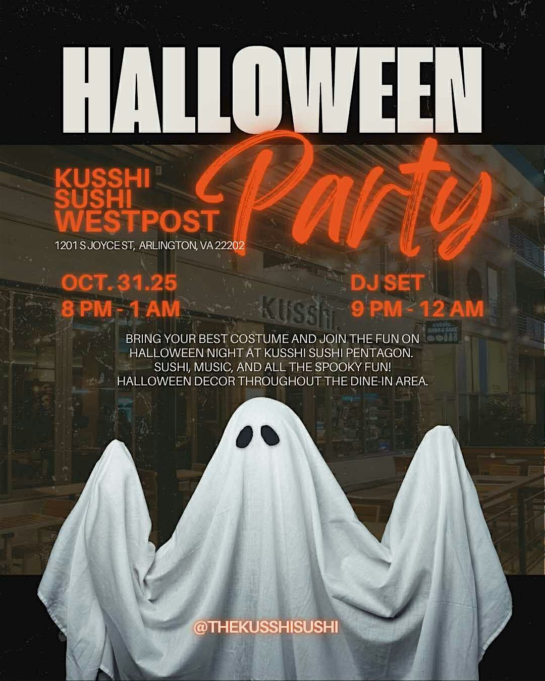 Kusshi Sushi Westpost Halloween Party 2025