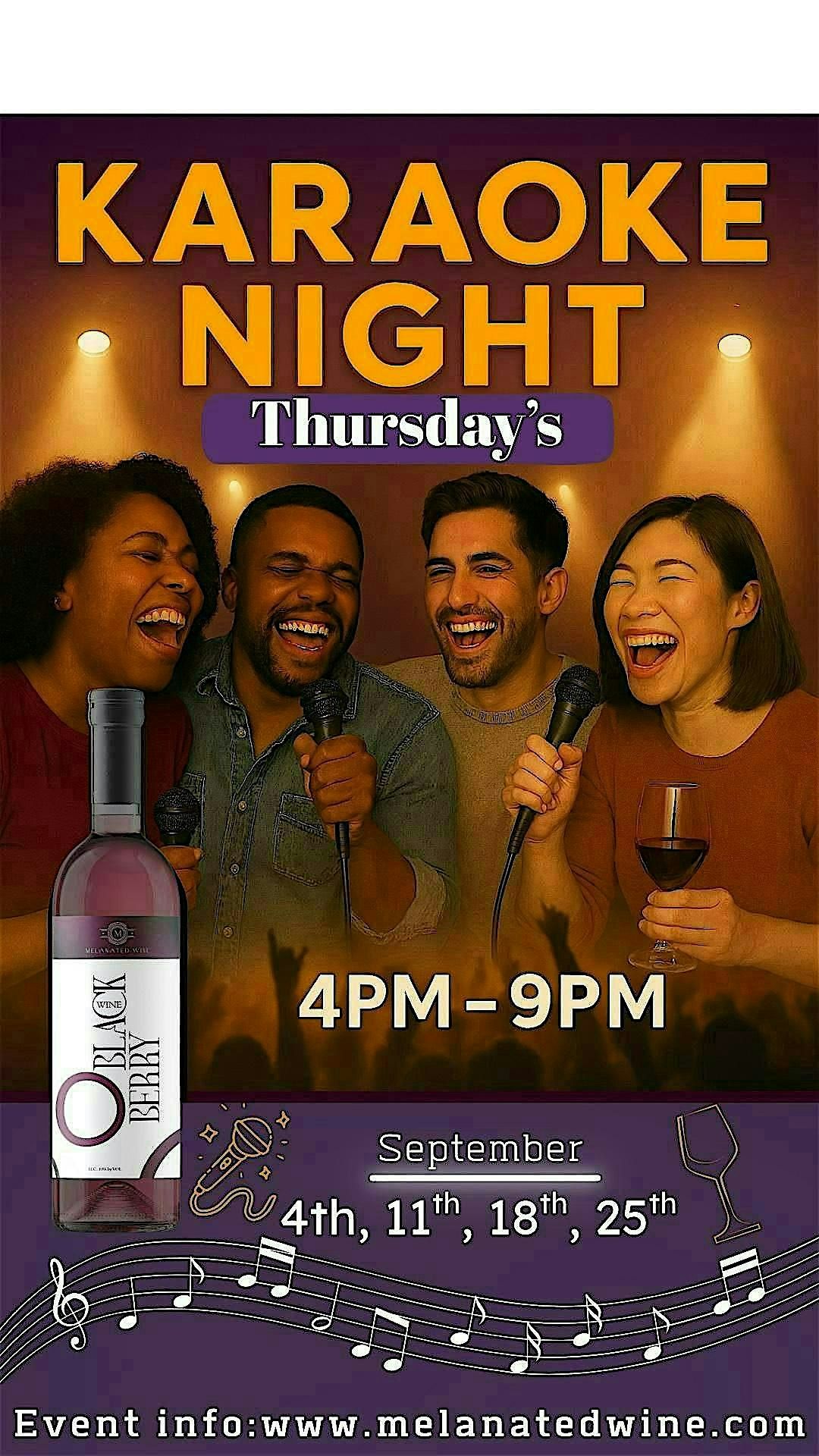 Thursdays: "Karaoke & Corks"