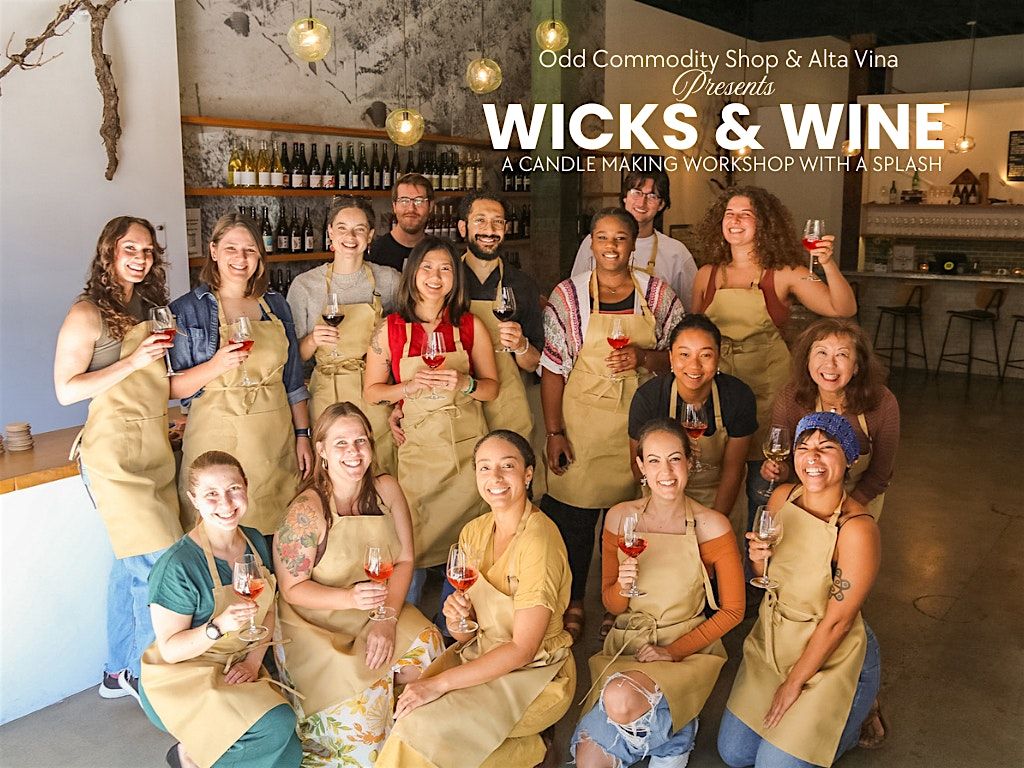 11\/02 Wicks & Wine | Candle Making Workshop