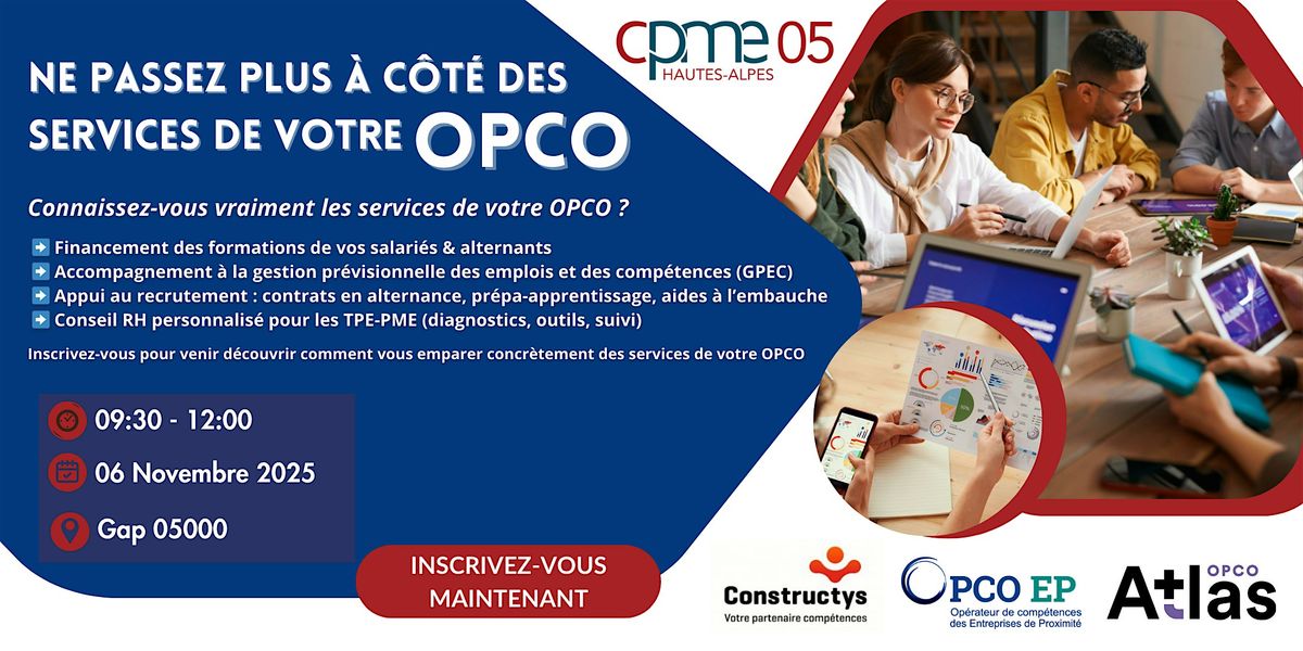 Ne passez plus \u00e0 c\u00f4t\u00e9 des services de votre OPCO