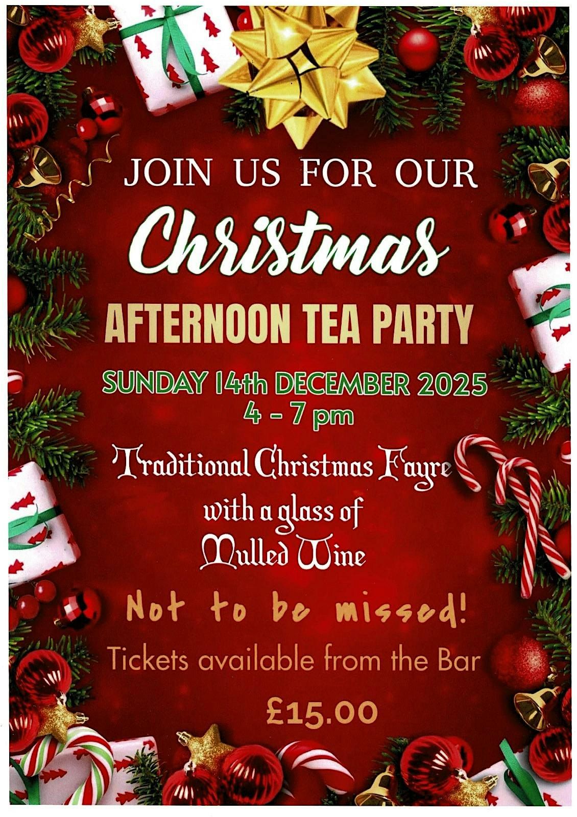 christmas Afternoon Tea