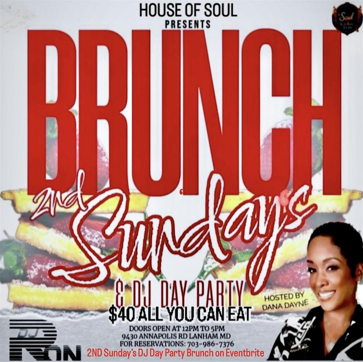 2ND Sunday's DJ Day Party Brunch